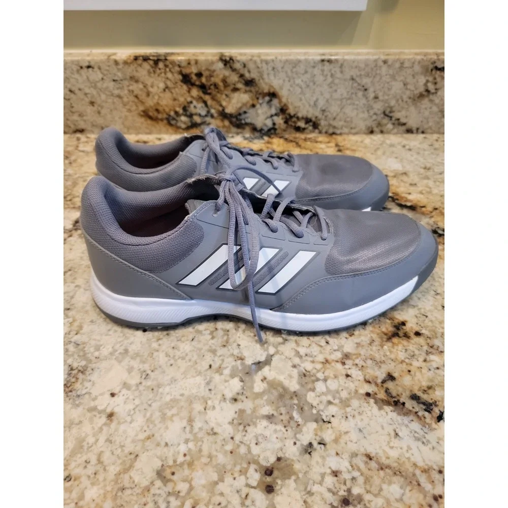 Adidas Tech Response 3.0 Men's Golf Shoes Size 12 Grey White |GV6889| Near Mint
